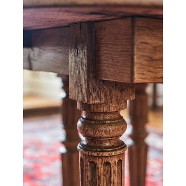 Extendable Table in Oak with Gate Legs For Sale - Image 10 of 15