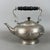 Metal Vintage Tilting Teapot Samovar Food Warmer in Silver Metal For Sale - Image 7 of 11