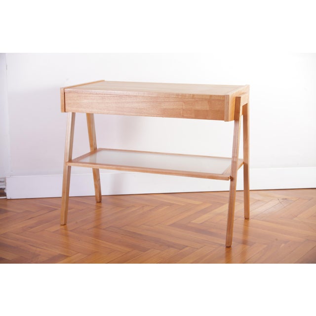Mid-Century Modern Nightstand from Drevotex Zamberk, Czechoslovakia, 1978 For Sale - Image 6 of 18