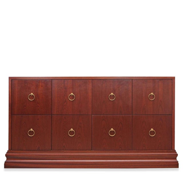 Modern Mahogany Dresser or Credenza For Sale - Image 4 of 7