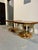 Tommi Parzinger Mid Century Burl and Brass Side Tables For Sale - Image 4 of 9