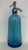 Art Deco Larocco Bros Blue Glass Seltzer Bottle 26 Oz Middletown Ny Made in Czech 4822b For Sale - Image 3 of 18