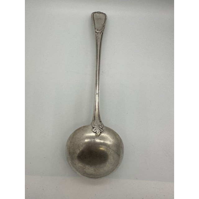 19th Century French l'Alfénide Christofle/Charles Halphen Silver-Plate Flatware With Ladle For Sale - Image 16 of 18