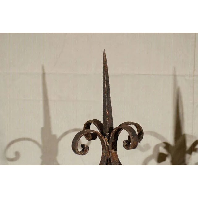 Oxblood Red 19th Century French Finials Mounted on Granite Bases - a Pair For Sale - Image 8 of 11