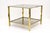 Hollywood Regency Late Mid-Century Regency Brass Side Table in Smoked Glass, Italy, 1970 For Sale - Image 3 of 18