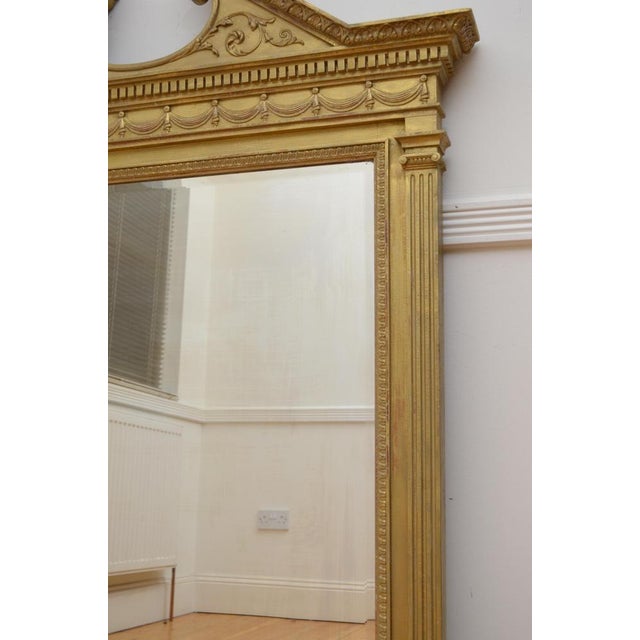 Victorian Gilded Wall Mirror, 1880 For Sale - Image 6 of 15