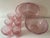Vintage Pink Hobnail Depression Glass Party Set- 8 Pieces For Sale - Image 9 of 9