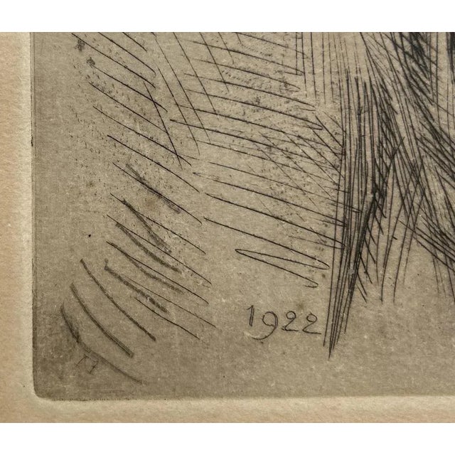 Maurice Denis, Madone avec enfants et angelot, 1922, Etching, Framed For Sale - Image 4 of 11