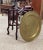 Metal Accent Table With Brass Tray For Sale - Image 7 of 8