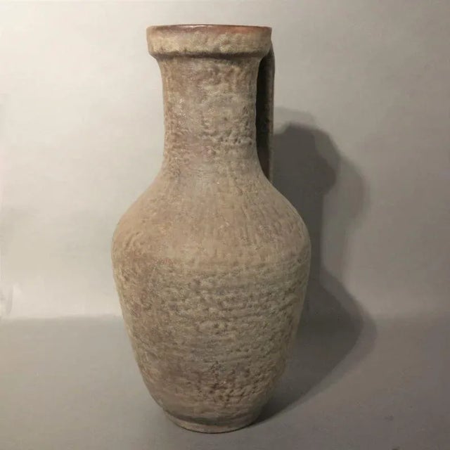 Ceramic Vase with Handle by Fridegart Glatzle for Karlsruher Majolika, 1966 For Sale - Image 4 of 8