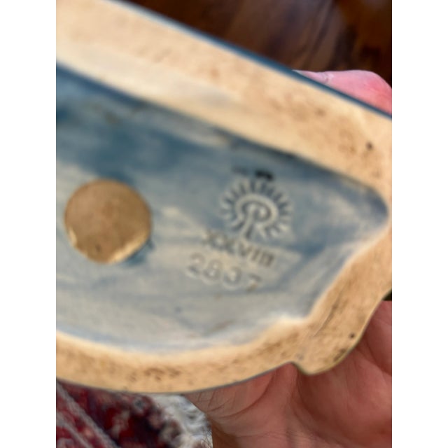 1930s Rookwood Floral Bookends- Set of 2 For Sale - Image 10 of 11