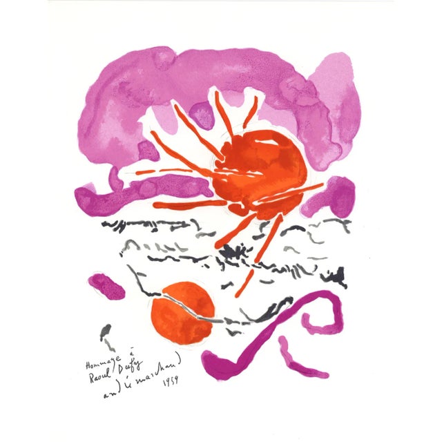 Title: Composition Artist: Andre Marchant Country: France Medium: Lithograph 21 Marks: Signed in plate not numbered Paper...