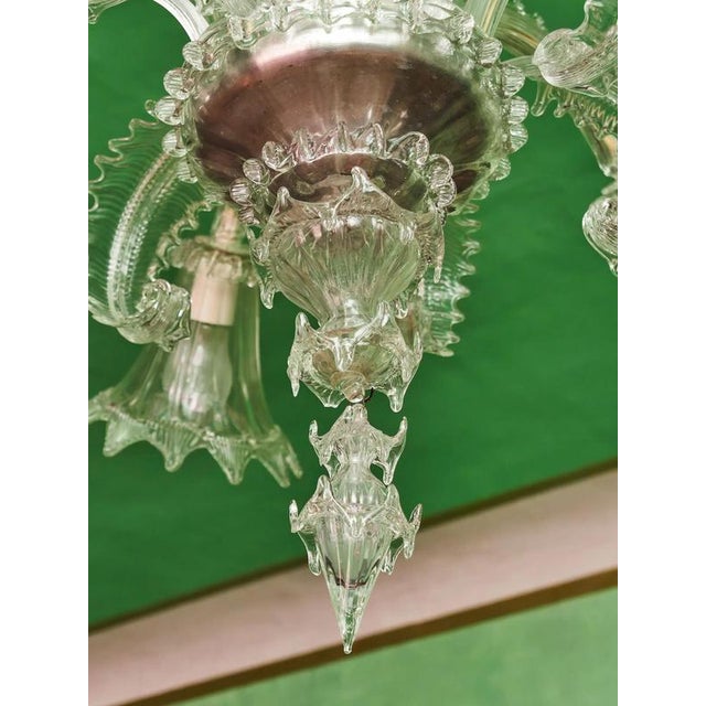 Venetian Murano Crystal Chandelier, Italy, 1950 For Sale - Image 6 of 10