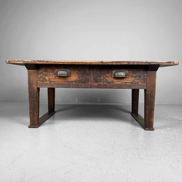 Japanese Traditional Low Writing Table, 1920s For Sale - Image 13 of 13