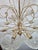 Frosted Glass and Brass Chandelier from Deknudt, Belgium, 1970s For Sale - Image 6 of 13