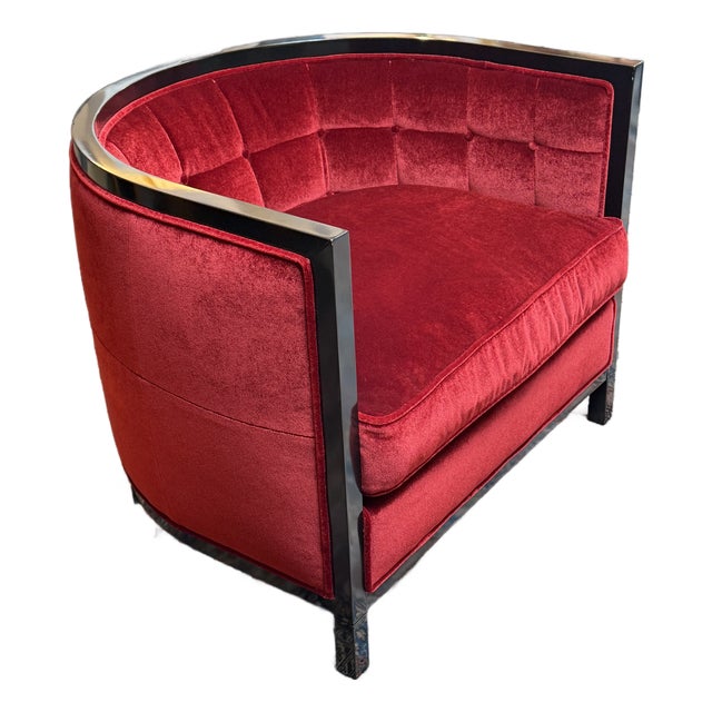 Laura Kirar by Baker Furniture Archetype Tub Chair For Sale