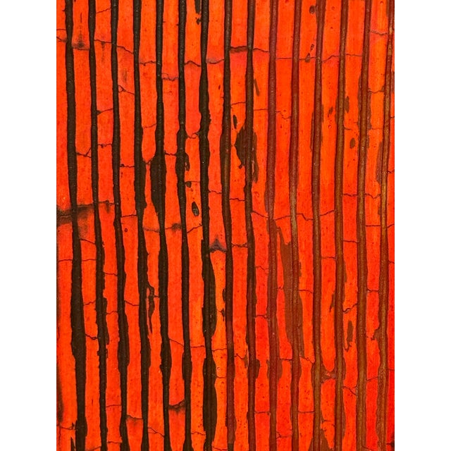 Sculpture Materials Kathy Haydon "Fire of St. Augustine" Original Mixed Media Abstract Painting For Sale - Image 7 of 12