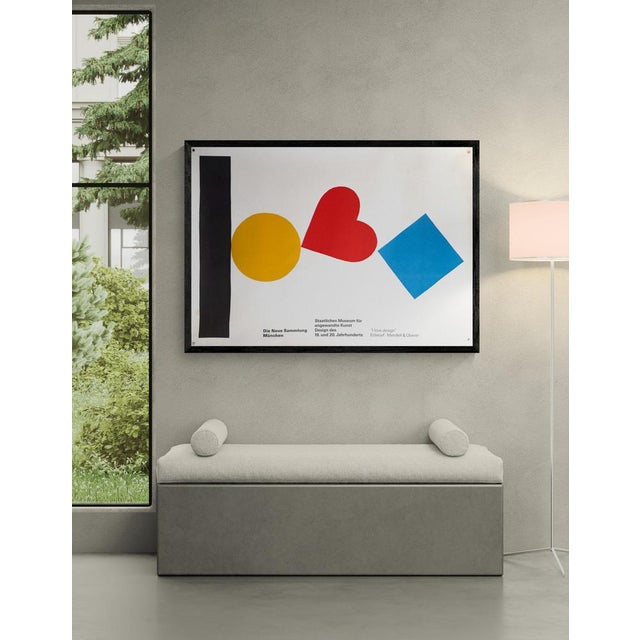 Silkscreen The New Collection I Love Design from Pierre Mendell, 1991 For Sale - Image 9 of 11