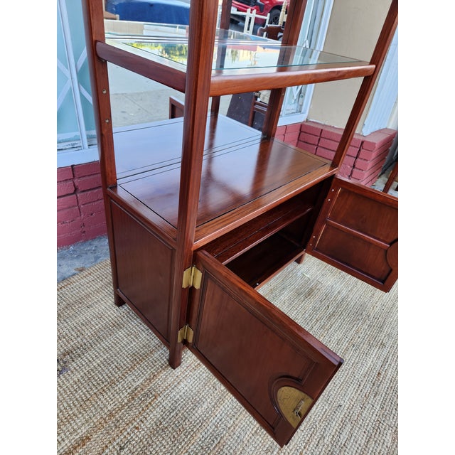1970's Rosewood Display Cabinet For Sale - Image 9 of 12