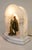Art Nouveau 1920s Rare French Art Nouveau J. B. Hirsch Carved Alabaster Marble Bronze Table Lamp For Sale - Image 3 of 13