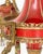 Red Art Deco Chinoiserie Style Six-Branch Chandelier For Sale - Image 8 of 9