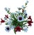 Vintage French Imortelle Glass Beaded Memorial Basket Bouquet For Sale - Image 11 of 12