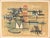 Georges Item (Swiss, 1927-1990), "Maritime Landscape", Lithograph in Colors on Paper, 1958, numbered edition "182/200"...
