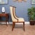 Brown American Upholstered Side Chair For Sale - Image 8 of 12