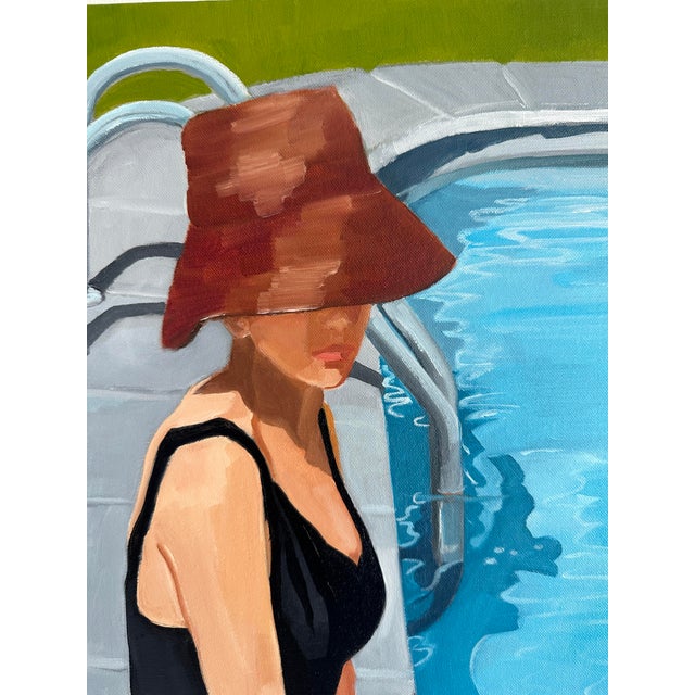 Figurative "Amber Shade" Original Oil Painting, by Jennifer Hohlfelder For Sale - Image 3 of 10