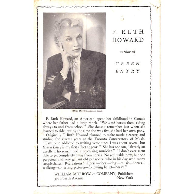 "Green Entry" 1940 Howard, F. Ruth For Sale In New York - Image 6 of 6