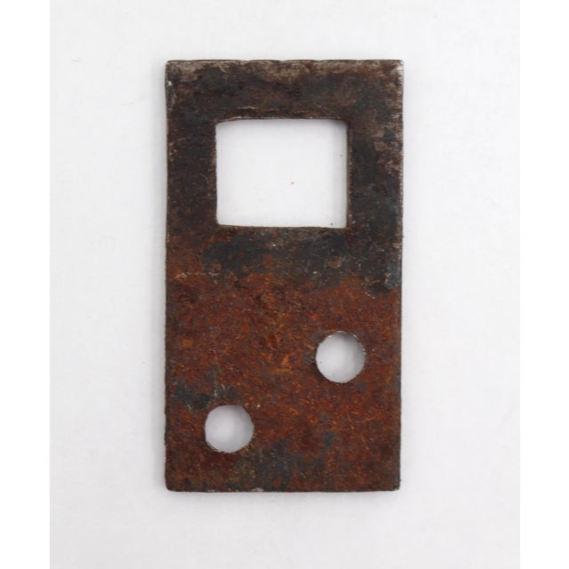 Metal Vintage 9 In. Brass Surface Door Bolt For Sale - Image 7 of 7