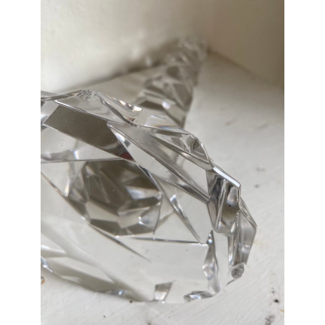 Transparent Van Day Truex (After), Pair Oversized Faux Rock Crystal Candlesticks For Sale - Image 8 of 8