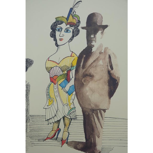 Modern Petit Couple Poster by Saul Steinberg For Sale - Image 3 of 9
