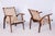 This elegant pair of Art Deco armchairs comes from Czechoslovakia from the first half of the 20th century. The armchairs...