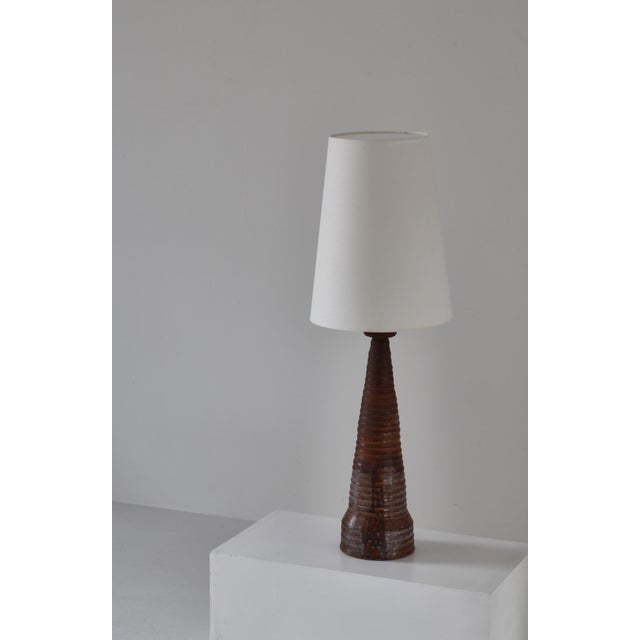 Art Nouveau Ceramic Table Lamp from Hans Henrik Petersen Hpk, Denmark, 1930s For Sale - Image 3 of 18