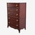 HUNTLEY FURNITURE Solid Mahogany Traditional Duncan Phyfe Style 34" Chest of Drawers 1850 51.5" High 34" Wide 20" Deep We...