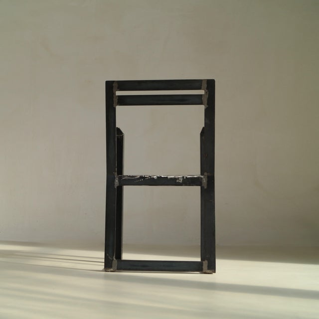 Modern Steel Chair by Albert in T Veld, 1980s For Sale - Image 12 of 18