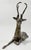Figurative Large Vintage Etched Silver Plate Seated Deer For Sale - Image 3 of 8
