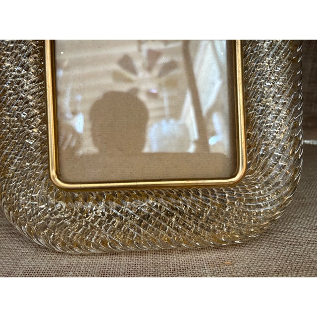 1940s 1940s Barovier and Toso Murano Glass Frame For Sale - Image 5 of 10