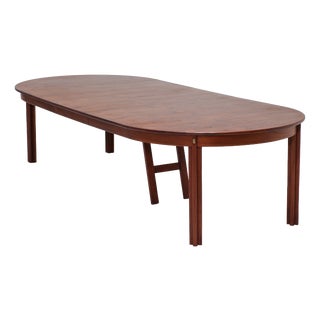 Round Extendable Dining Table in Teak attributed to Børge Mogensen for Karl Andersson & Söner, Denmark, 1960s For Sale