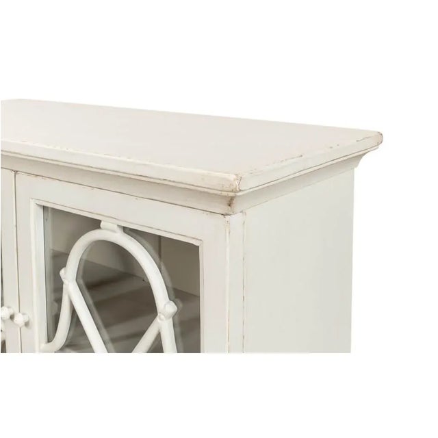 Wood White French Credenza For Sale - Image 7 of 9