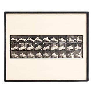 Eadweard Muybridge, Black and White Women in Motion Study, 1982, Photograph, Framed For Sale