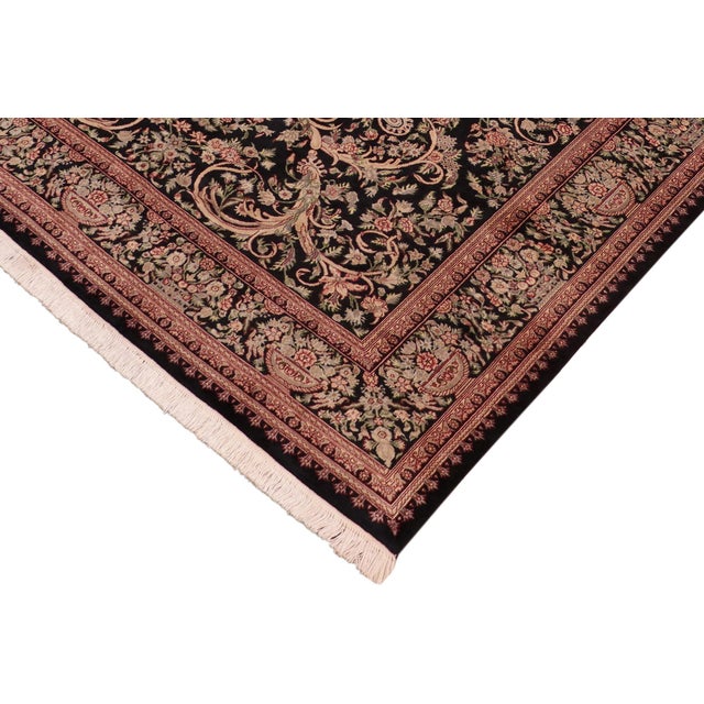 Designed with mesmerizing intricacy and gorgeous color palette, this hand-knotted masterpiece demonstrates the beauty and...