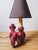 1950s Mid-Century Burgundy Poodle Table Lamp, 1950s For Sale - Image 5 of 9