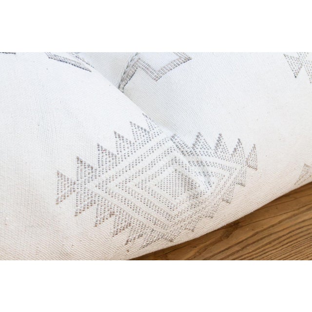 Moroccan Snowdrift Star Oversized Lumbar Moroccan Pillow For Sale - Image 3 of 8