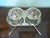 Jam/Honey Set in Glass and Treated Metal, 1970s, Set of 7 For Sale - Image 6 of 15