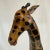 1970s Vintage Safari Leather Wrapped Tabletop Giraffe Figurine. For Sale - Image 9 of 10
