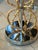 Wood Vintage Modern Italian Bamboo & Chrome Floor Lamps Newly Wired - Pair For Sale - Image 7 of 13