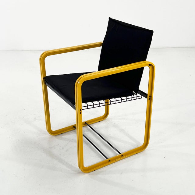 Quadra Dining Chair by Gigante, Zambusi & Boccato for Seccose, 1980s For Sale - Image 6 of 9