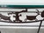 Rustic 1980’s Rosemary Pozzi Franzetti Taos Style Hand-Cut Oxidized Steel Demilune Console Table/ Sold For Sale - Image 3 of 12